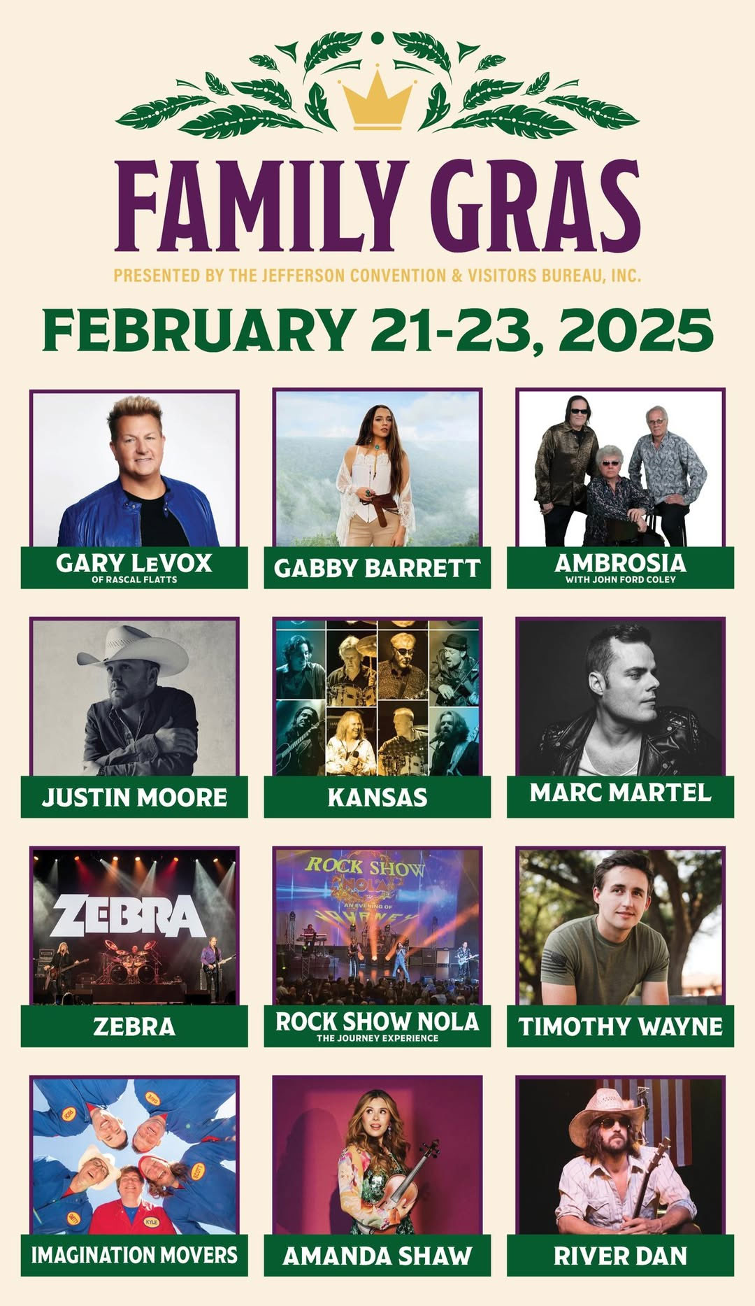 Family Gras 2026 Lineup